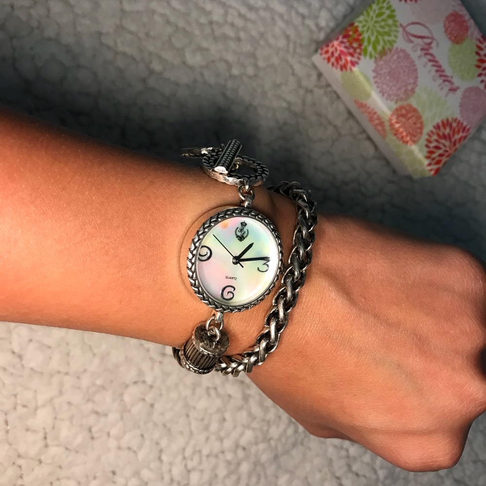 Premier Designs Silver Wrap Watch